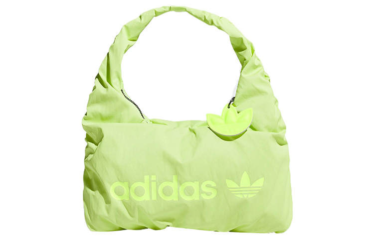 Adidas Originals Trefoil Polyurethane Cloud Bag, One Shoulder Handbag Regular Women's Bright Lemon