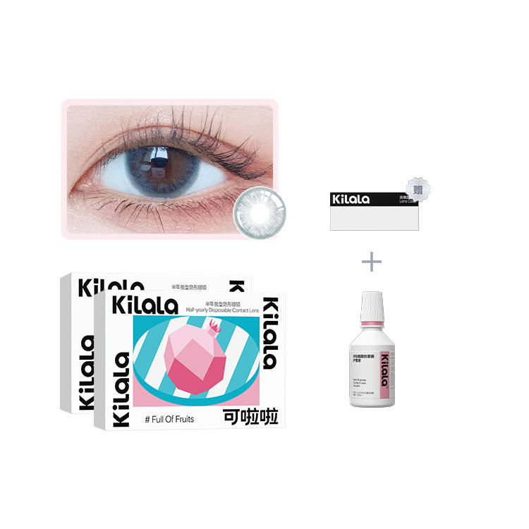 Kilala Full Cup Of Fruits Contact Lenses Half yearly Disposable Buy 1 Get 1 Free 4 Pcs
