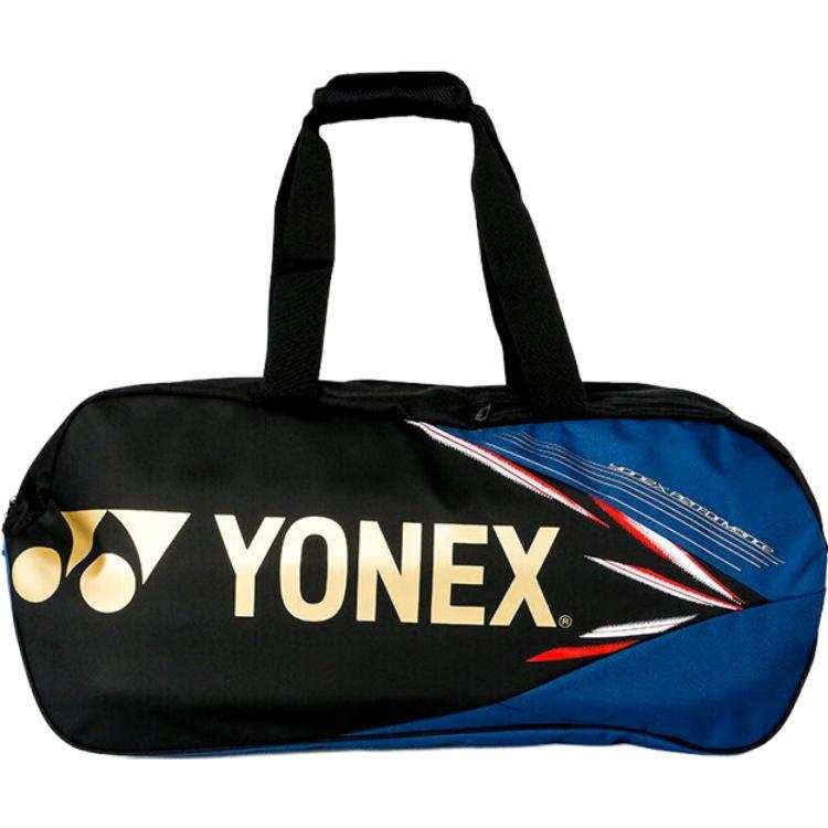 YONEX YONEX Fabric+Artificial Leather Gym Bag Regular Unisex Black Blue