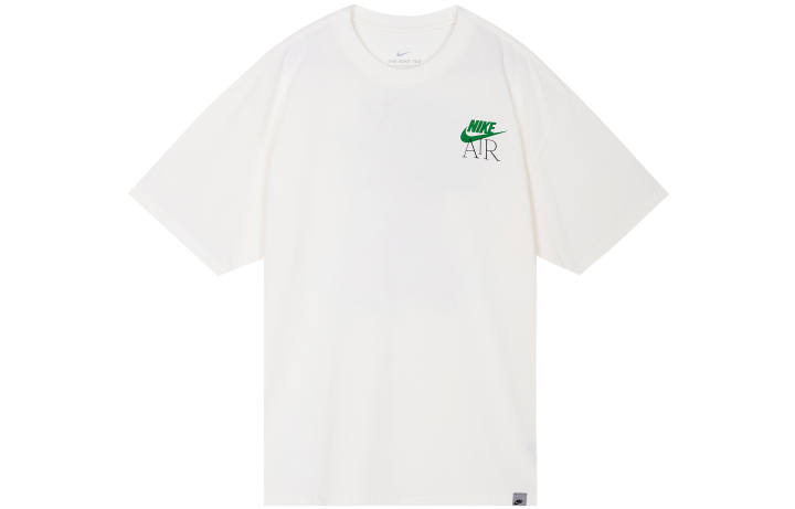 Nike Nike T Shirts Men's White Crew Neck Moderate Straight Fit