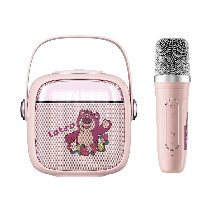 Disney Mini Speaker Microphone Set MK 255 High Power Four Speakers, Deep Bass Stereo Portable Karaoke