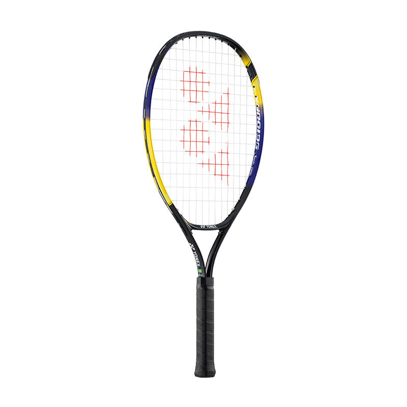 YONEX KYRGIOS TEAM KYRGIOS JR 25 245g Racket Weight 110 Square Inches Head Size Yellow, Navy Blue Unisex Aluminum Alloy