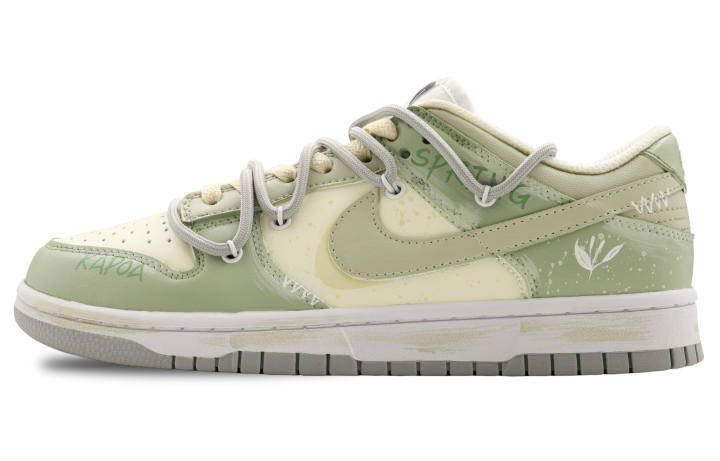 Nike Nike Dunk Low top Skateboard Shoes Men's Green