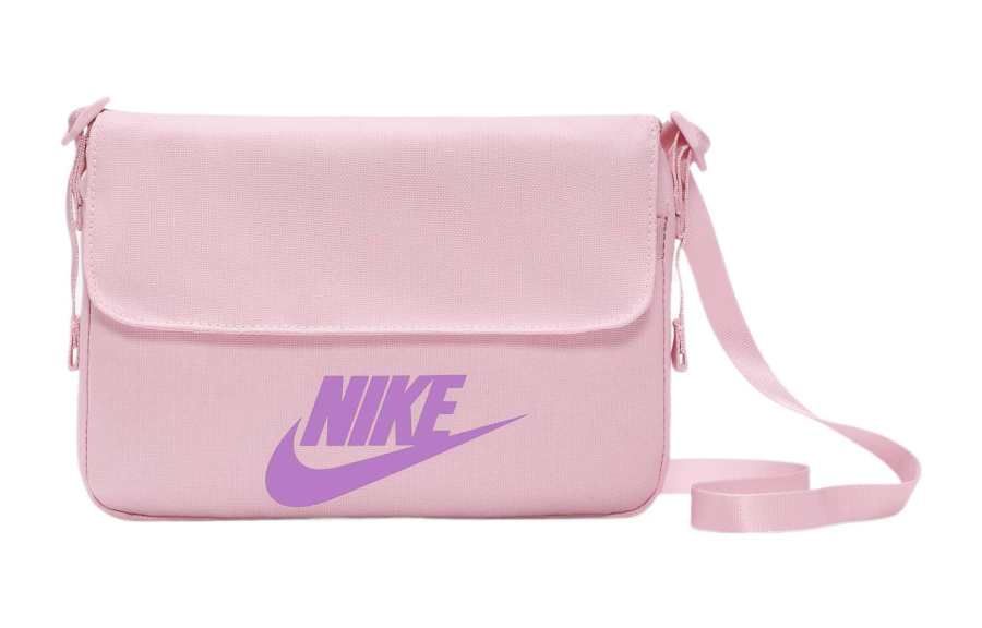 Nike Nike Brand Logo Polyester Shoulder Bag, Crossbody Bag Regular Women's Pink