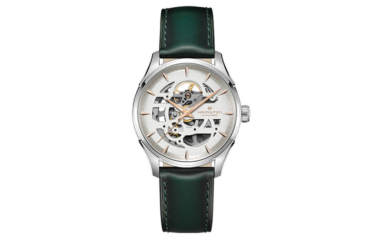 HAMILTON Jazz Series Automatic Mechanical Movement Vintage Men's Watches Watch 40mm Skeleton Dial