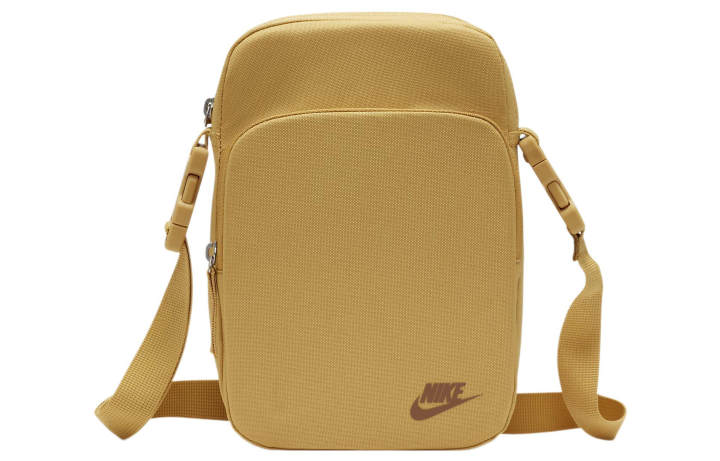 Nike Nike Nylon With Polyester Shoulder Bag, Crossbody Bag Regular Unisex Gold