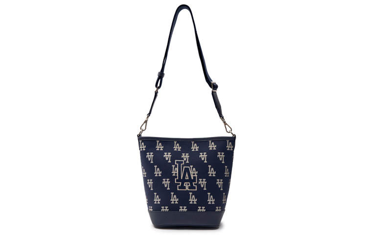 MLB Polyester With Cotton Crossbody Bags Large Women's Dark Blue