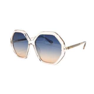 Chloé Chloe Plate Frame Irregular Shape Sunglasses Women's