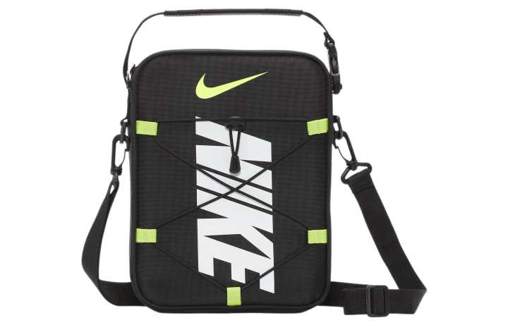 Nike Nike Polyester Lunch Bag, Handbag, Shoulder Bag, Crossbody Bag Regular Unisex Black