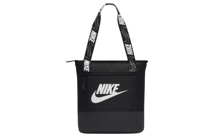 Nike Nike Polyester Tote Bag, Shopping Bag, One Shoulder Bag Handbag Regular Men's Black