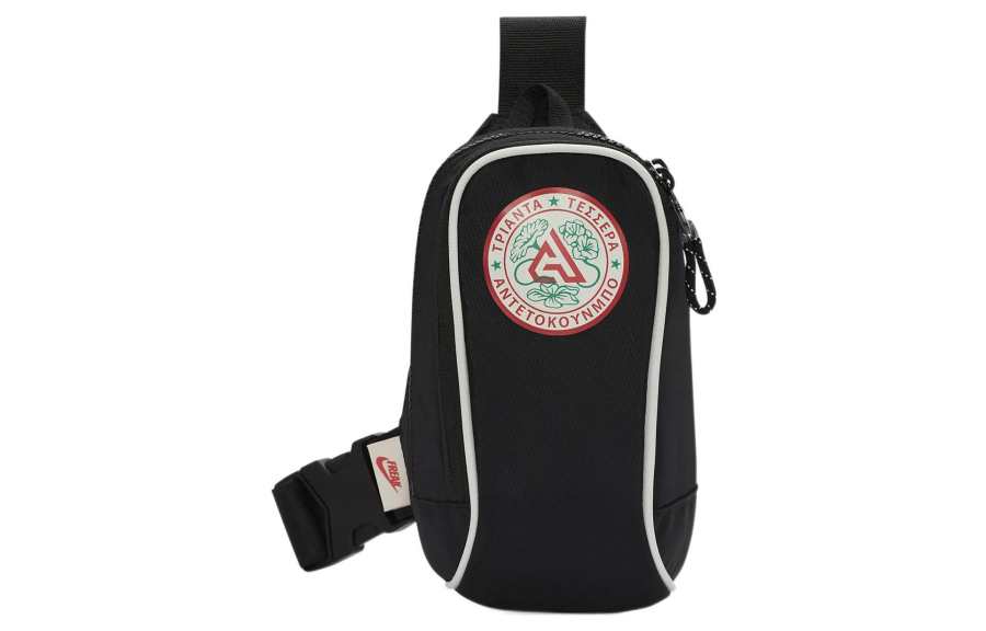 Nike Nike Nylon Quiver Bag Crossbody Bag Regular Unisex Black/Light Ivory/Track Red