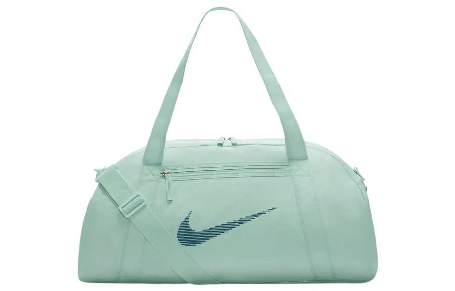 Nike Nike Polyester Portable One Shoulder Crossbody Gym Bag Large Unisex Cyan