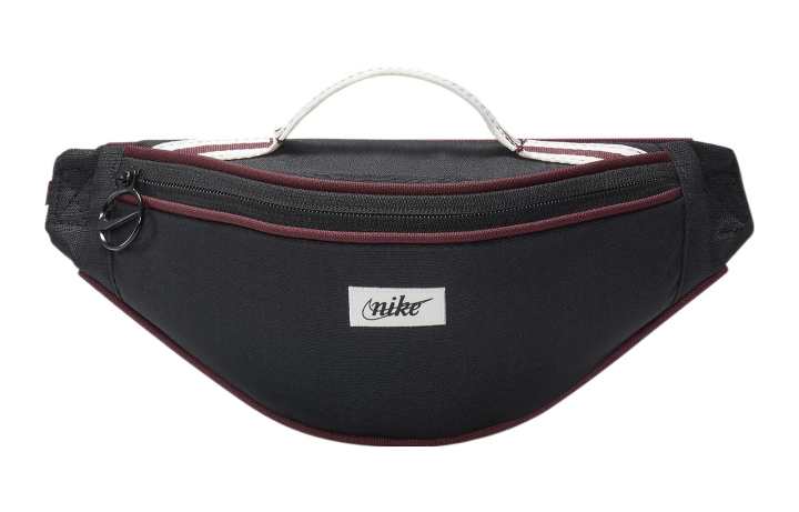 Nike Nike Heritage Athleisure Fabric One Shoulder Crossbody Fanny Pack Regular Unisex Black