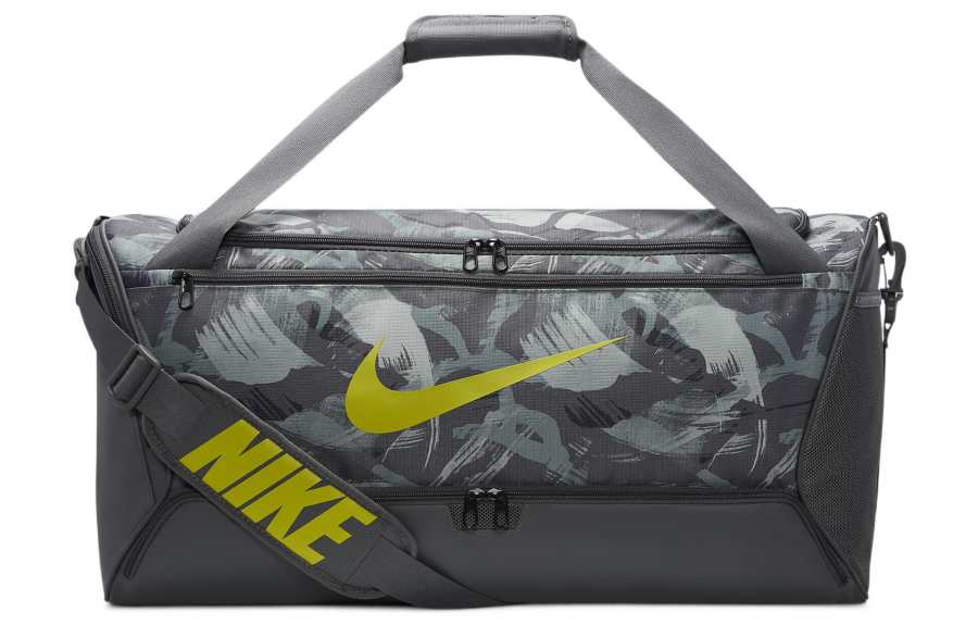 Nike Nike Polyester Luggage Bag, Handbag, Shoulder Bag, Crossbody Bag, Travel Bag, Gym Bag Medium Unisex Iron Gray