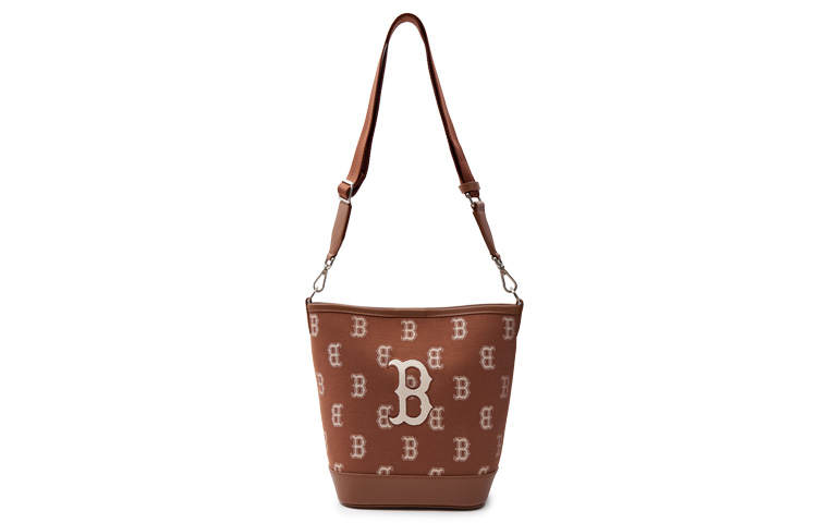 MLB Polyester With Cotton Crossbody Bags Large Women's Brown