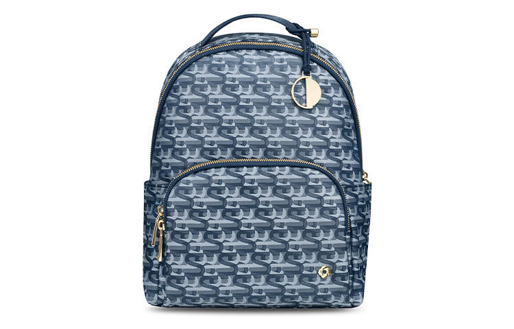 Samsonite SAMSONITE Fabric Laptop Backpack Regular Women's Blue Print