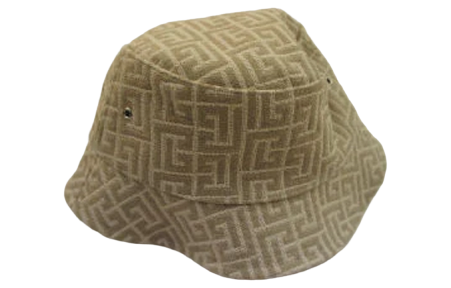 BALMAIN Fabric Bucket Hats Men's Beige