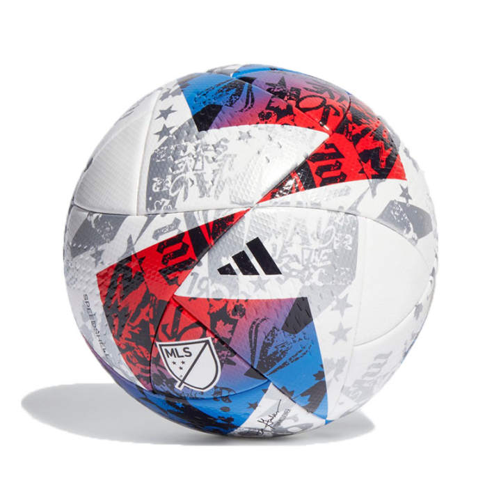 Adidas Adidas Size 5 Soccer Ball Pu Seamless Thermal bonding Unisex White/Blue/Red