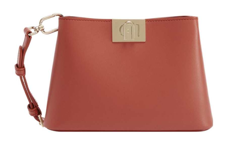 Furla Soft Calfskin Crossbody Bag, Shoulder Bag Women's Cinnamon