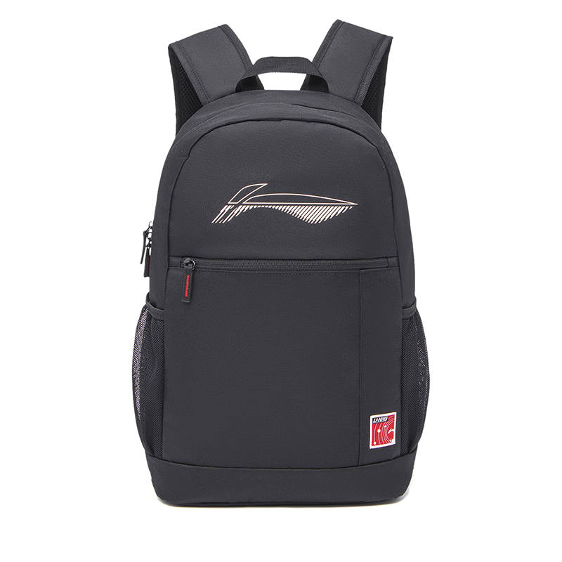 Li-Ning Li Ning Sports Life Collection Polyester Backpack Regular Unisex Black
