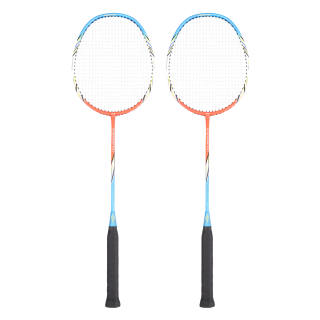 CAMEL Badminton Rackets Control Type All around Defense Professional Unisex Double Rackets Orange Blue