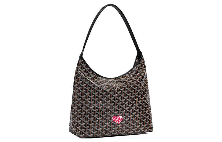 GOYARD Bohème Hobo Canvas With Leather Canvas Bag, Hobo Bag, Shoulder Bag Shoulder Bag Women's