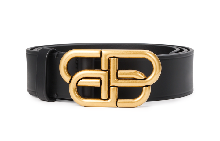 Balenciaga Balenciaga Bb Large Belt Gold tone