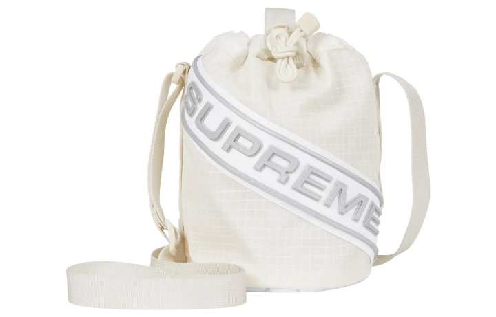 Supreme Supreme Waterproof Nylon Shoulder Bag, Crossbody Bag Small Unisex White