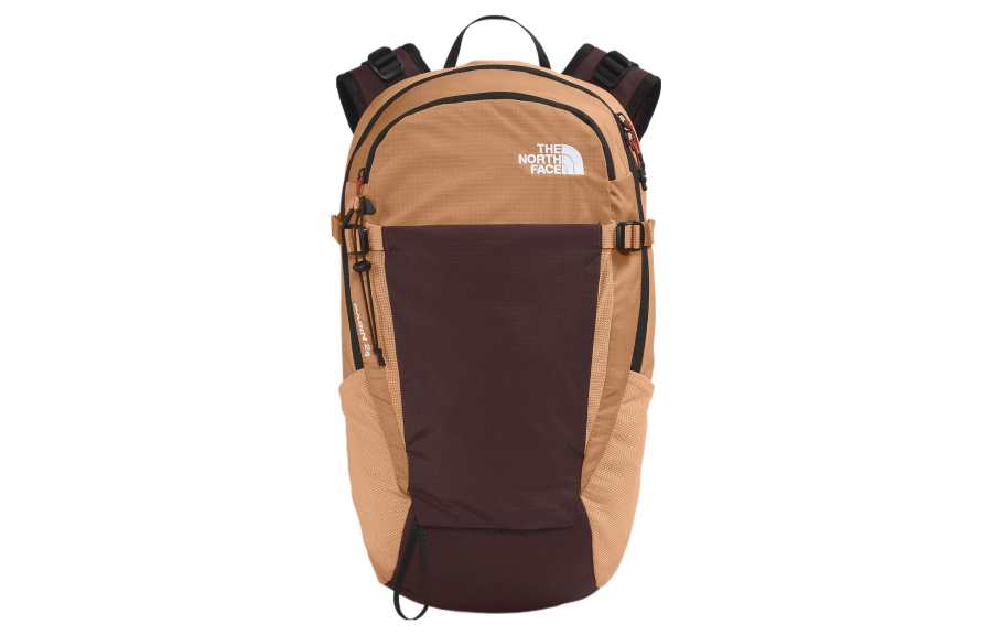 THE NORTH FACE 24L Backpack Outdoor Bag Recycled Nylon Brown Unisex