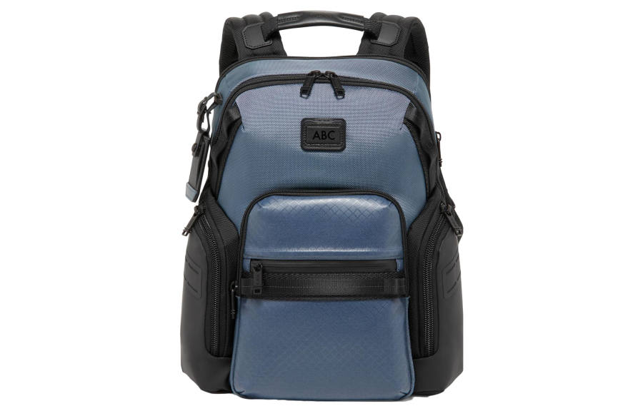 TUMI TUMI Nylon Backpack Large Unisex Blue & Black