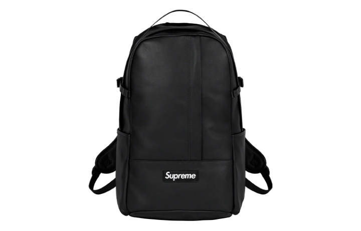 Supreme Supreme Cow Leather Backpack Unisex Black