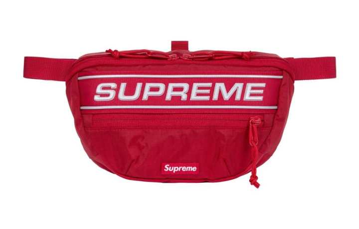 Supreme Supreme Waterproof Nylon Crossbody Bag, Fanny Pack Regular Unisex Red