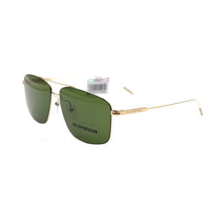 Ermenegildo Zegna Alloy Aviator Sunglasses Men's Gold