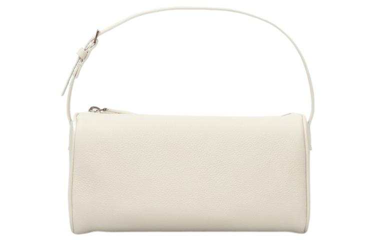THE ROW 90's Leather Pen Holder Bag, Shoulder Bag Shoulder Bag, Handbag Regular Women's White