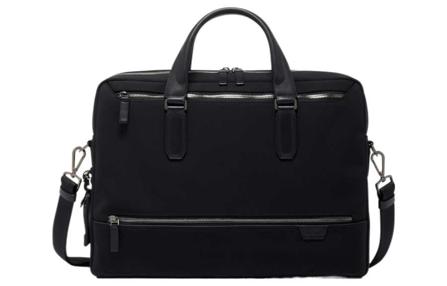 TUMI TUMI Nylon Briefcase, Shoulder Bag, Handbag Large Men's Black