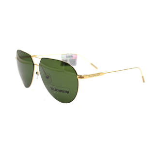 Ermenegildo Zegna Alloy Aviator Sunglasses Men's Gold