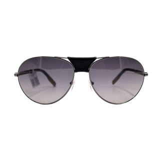 Ermenegildo Zegna Alloy Aviator Sunglasses Men's Gunmetal