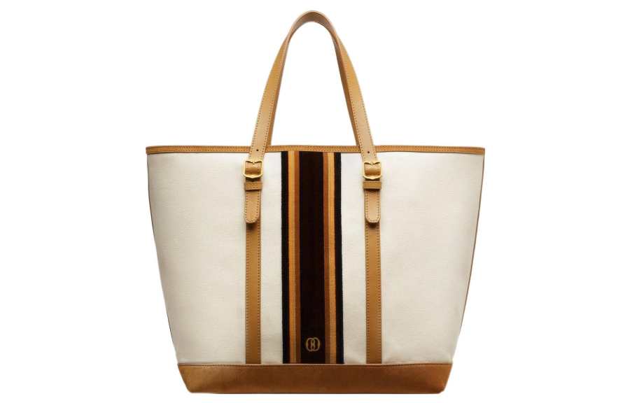 BALLY Fabric Tote Bag, Shopping Bag, Handbag Men's Beige