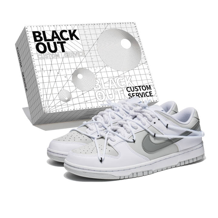 Nike Nike Dunk Low top Skateboard Shoes Men's White Green