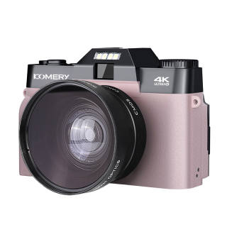 Komery R10 Digital Cameras 32G Kids' Students Selfie Entry Level Small Camera With Wide Angle Lenses And Filters