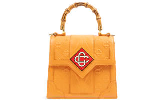 CASABLANCA Calfskin Shoulder Bag, Crossbody Bag, Handbag Mini Women's Orange
