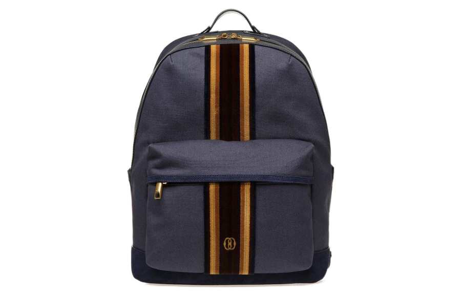 BALLY 【Previous Season】Gare ribbon-band canvas backpack