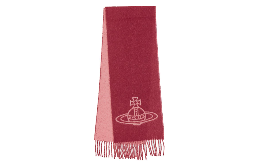 Vivienne Westwood Orb embellished Reversible Scarf