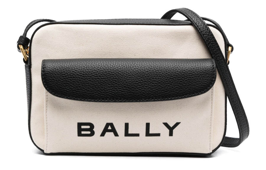 BALLY 【Zoomed ImageryPrevious Season】Bar Daniel two-tone crossbody bag