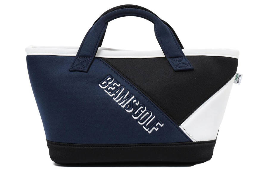 Beams Polyester Handbag Regular Men's Blue Black