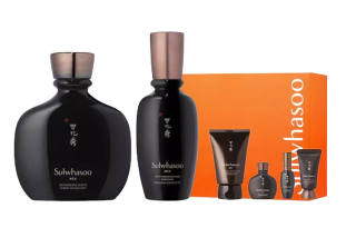 Sulwhasoo Men's Benrun Skincare Sets Soothing Cleaning Sun Protection 6 Piece Set