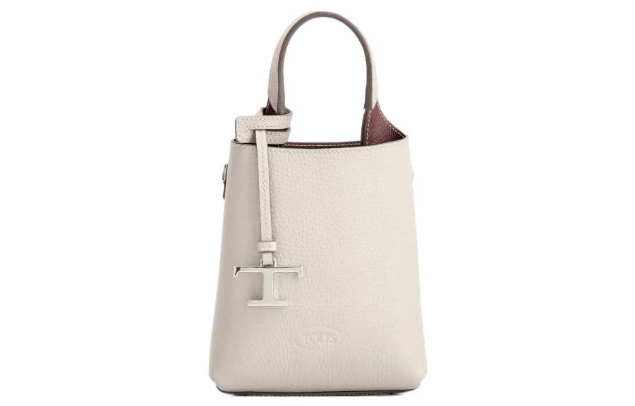 TOD'S T Timeless Pendant Detailed Micro Tote Bag
