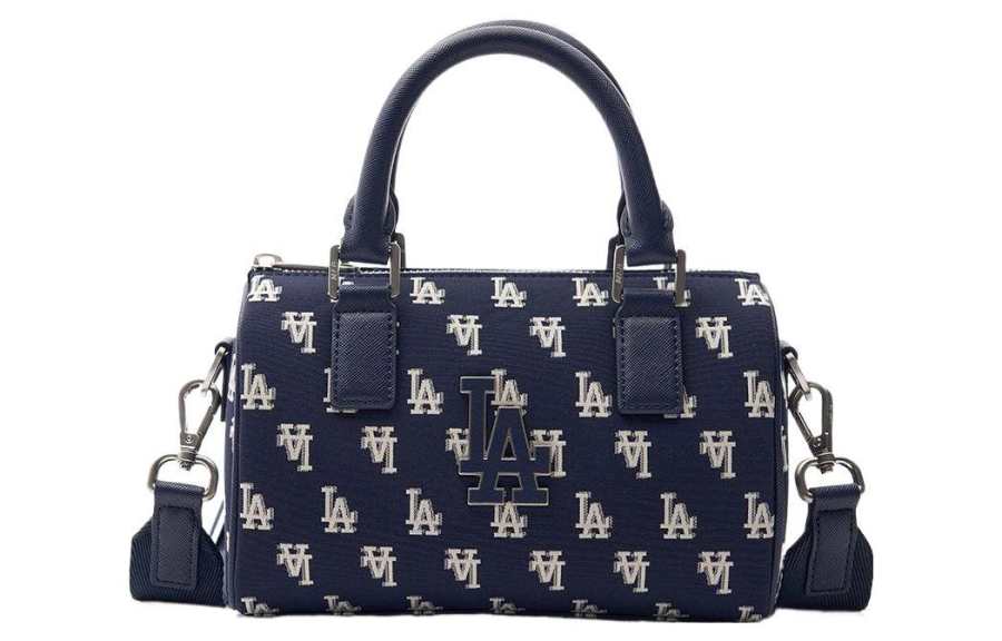 MLB Los Angeles Dodgers Artificial Leather Handbag, Crossbody Bag Regular Unisex Marine Blue