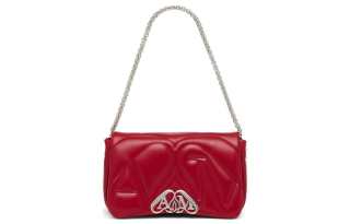 Alexander McQueen The Seal Logo Plaque Small Shoulder Bag