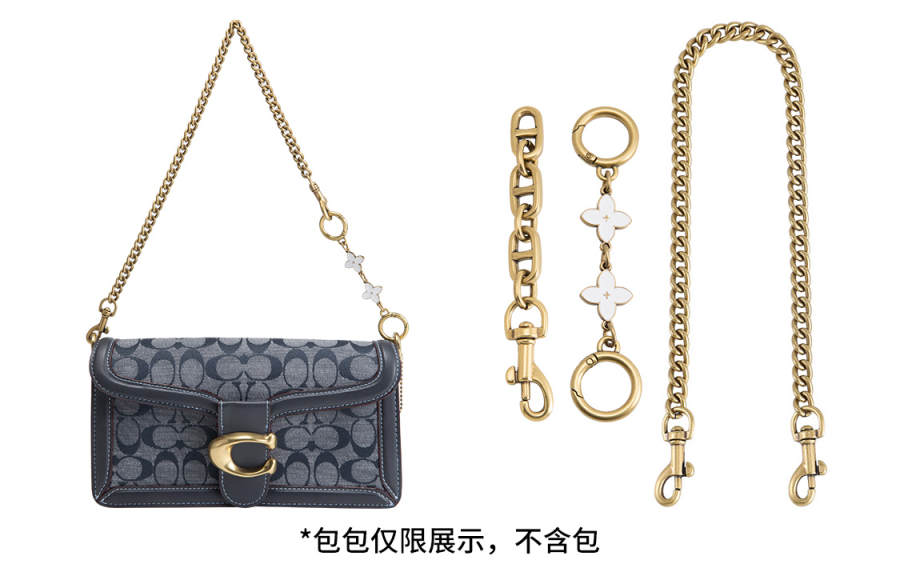 Luxury Care Artisan Workshop Metal Bag Straps Women's Antique Gold